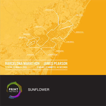 Personalised Barcelona Marathon Poster, 11 of 11