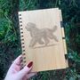 Personalised Briard Dog Engraved Notebook, thumbnail 3 of 6