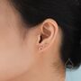 Snake Crawler Earrings In Sterling Silver, thumbnail 4 of 10