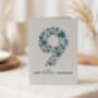 Love Hearts Willow 9th Anniversary Card, thumbnail 5 of 5