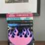 Flame Clear Acrylic Bookend Home Decor, thumbnail 3 of 5