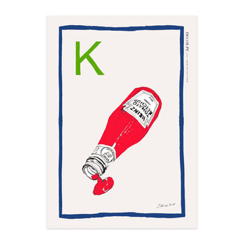 'K'' For Ketchup Limited Edition Print, 2 of 5