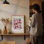 Personalised Baptism Watercolour Print – Floral Keepsake Gift, thumbnail 4 of 7