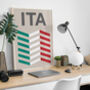 Italy Flag Travel Print, thumbnail 2 of 2