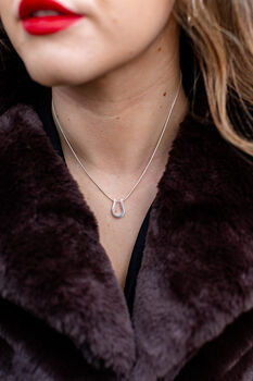 Horse Shoe Petal Pendant, 6 of 12