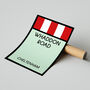 Whaddon Road Monopoly Cheltenham Football Print, thumbnail 2 of 2