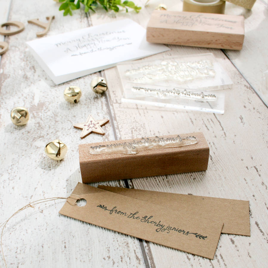 Card Making Set Personalised By Little Stamp Store