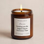 Christmas Hug Personalised Christmas Gift Candle, thumbnail 1 of 4