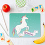 Personalised Unicorn Placemat For Children, thumbnail 2 of 8