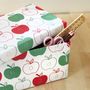 Apple Letters And Numbers Wrapping Paper Set, thumbnail 8 of 10
