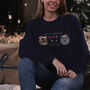 Personalised Purrrfect Cat Lovers Christmas Jumper, thumbnail 1 of 6