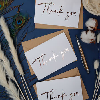 Thank You Cards Multi Pack With Free Envelopes, 7 of 8