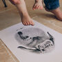 Personalised Baby Rabbit Footprint Kit, thumbnail 2 of 9