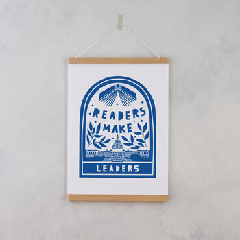 Readers Make Leaders | Literary Activist Print | Readers Art, 4 of 4