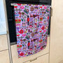 Queens Platinum Jubilee Patterned Tea Towel, thumbnail 1 of 5