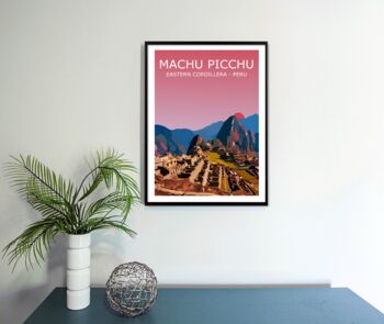 Machu Picchu Peru Incan Citadel Art Print, 4 of 4