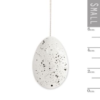 Speckled Porcelain Hanging Egg, 3 of 12