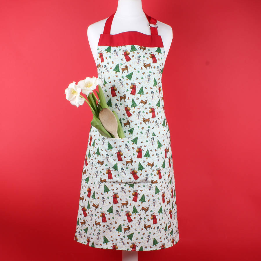 Merry Little Christmas Apron By Milly Green