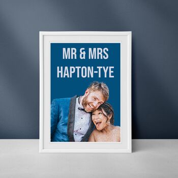 Personalised Paper Anniversary Photo Print, 2 of 7