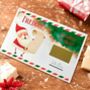 Naughty Or Nice Personalised Christmas Santa List Scratch Card With Envelope, thumbnail 1 of 7