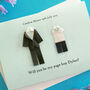 Will You Be My Page Boy? Proposal Wedding Card, thumbnail 2 of 2