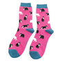 Black And White Cat Bamboo Socks, thumbnail 1 of 4