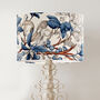 Blue And Taupe Botanical Lampshade, thumbnail 1 of 7