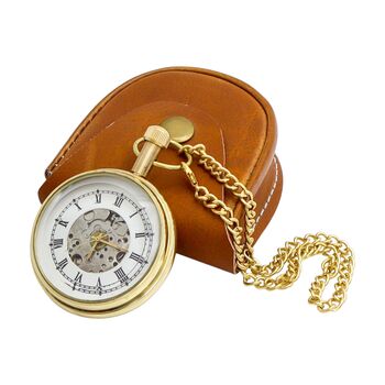 Personalised The Royal Mechanical Pocket Watch With Case, 3 of 12