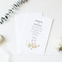 Floral Love Postcard Wedding Invitations 10 Pack, thumbnail 1 of 2