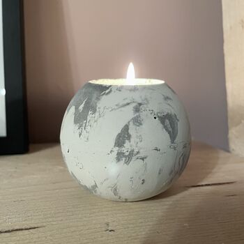 Concrete Sphere Tea Light Holder, 6 of 6
