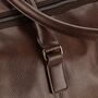 Personalised Classic Faux Leather Garment Weekender Bag, thumbnail 5 of 10