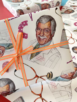 Diagnosis Murder Wrapping Paper, 90s Tv Detective Wrap, 4 of 8
