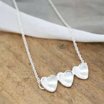 Silver Heart Necklace. Valentines Gift, 10 of 12