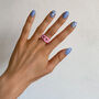 Pink Chain Link Ring, thumbnail 1 of 2