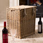 Tall Wicker Hamper Basket, thumbnail 5 of 5