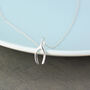 Sterling Silver Wishbone Necklace, thumbnail 1 of 8
