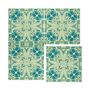Blue Green William Morris Style Tile, thumbnail 2 of 9