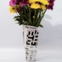 Ceramic Newspaper Vase, thumbnail 1 of 4