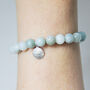 Birthstone Evil Eye Beaded Bracelet, thumbnail 4 of 6