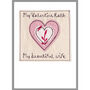 Personalised Love Heart Anniversary Or Valentines Card, thumbnail 3 of 12