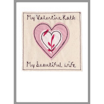 Personalised Love Heart Anniversary Or Valentines Card, 3 of 12