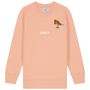 Childrens Unisex Organic Cotton Embroidered Robin Christmas Jumper, thumbnail 11 of 12