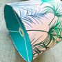 Tropical Leaf Drum Lampshade, thumbnail 4 of 10