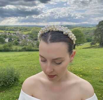 The Grace Bridal Hairband, 9 of 12