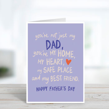 Sentimental Father's Day Card For Dad, 2 of 3