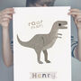 Personalised Dinosaur Print, thumbnail 5 of 8