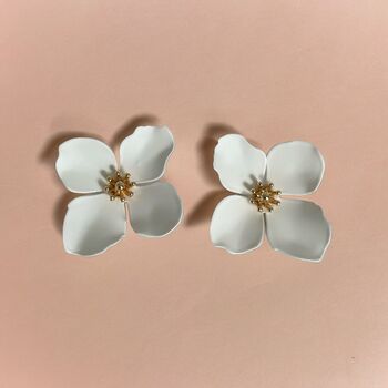 Delicate Flower Earrings, 2 of 4