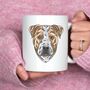 Custom Staffordshire Terrier Mug With Name, thumbnail 4 of 10