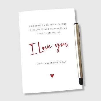 Valentines Day Card Love And Support, 6 of 7