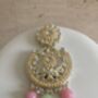 Green And Pink Pearl Lightweight Gold Plated Indian Set, thumbnail 9 of 9